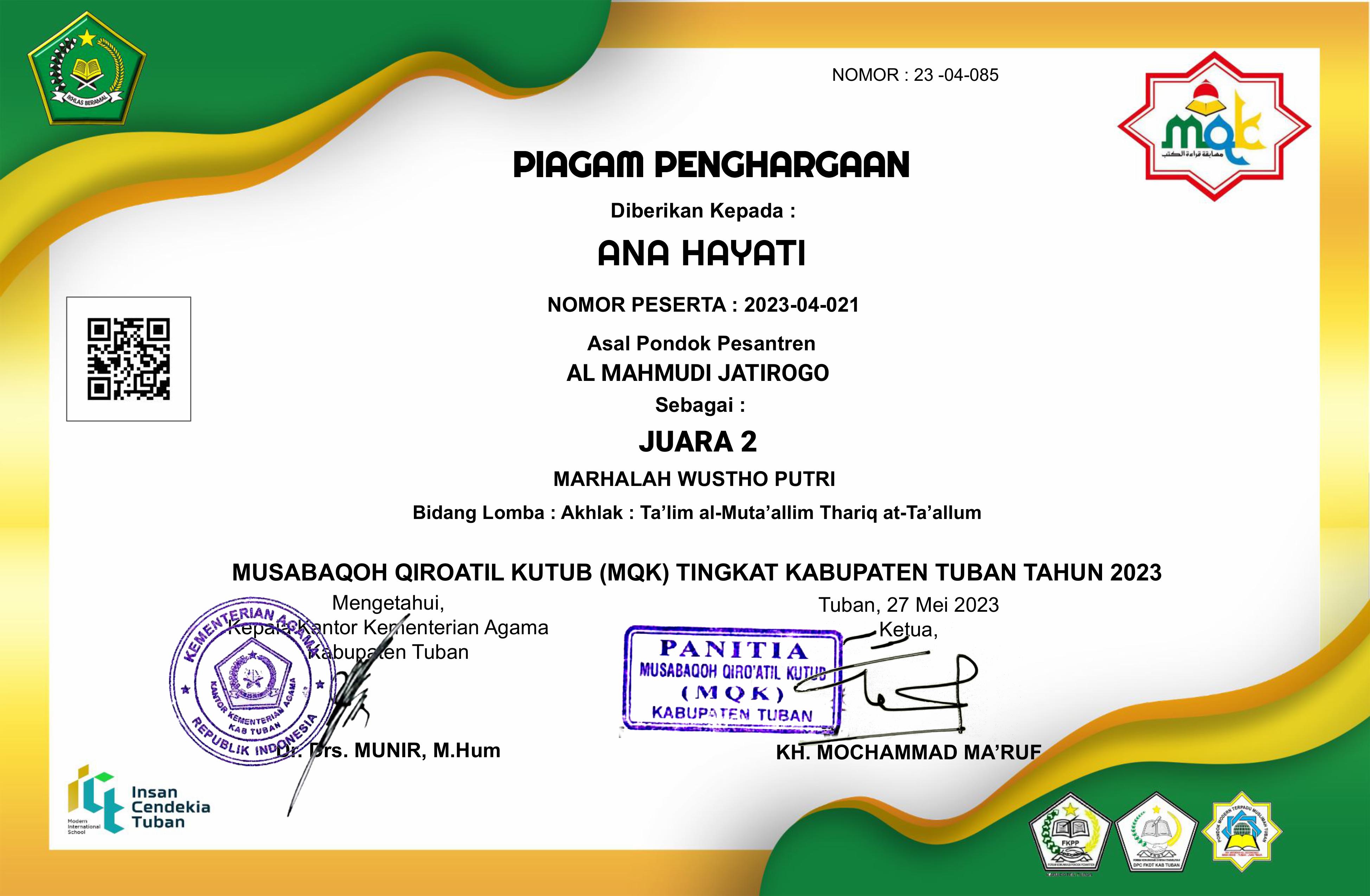 JUARA 2